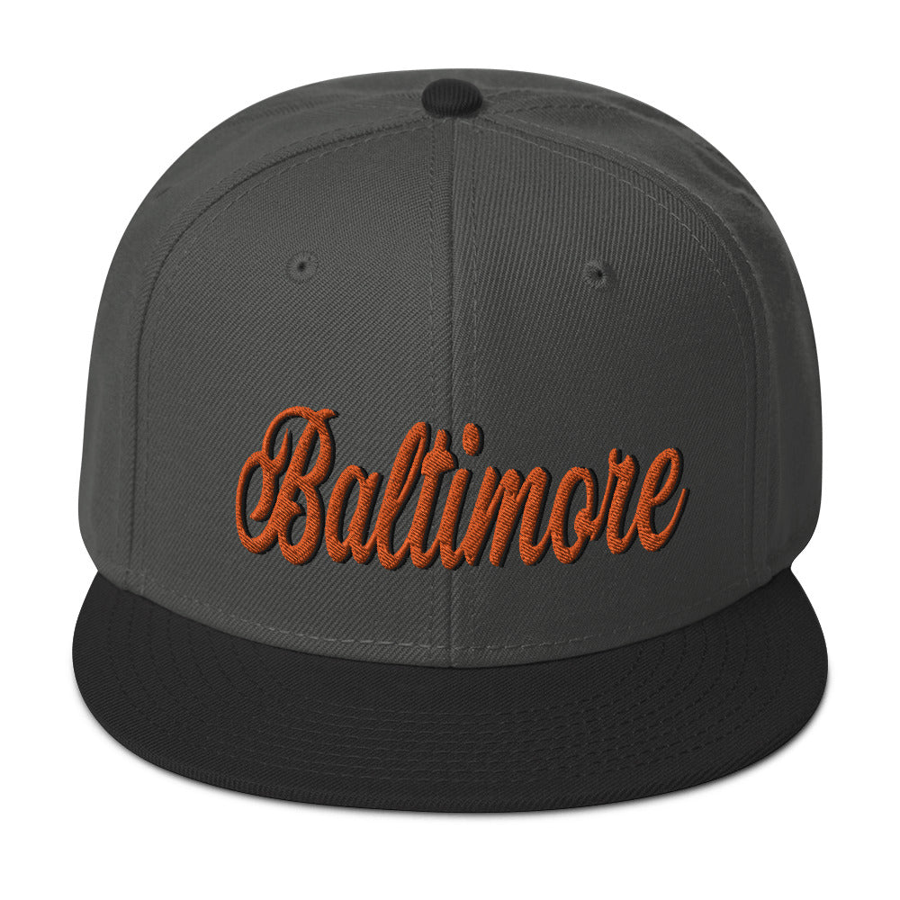 Baltimore Snapback Hat