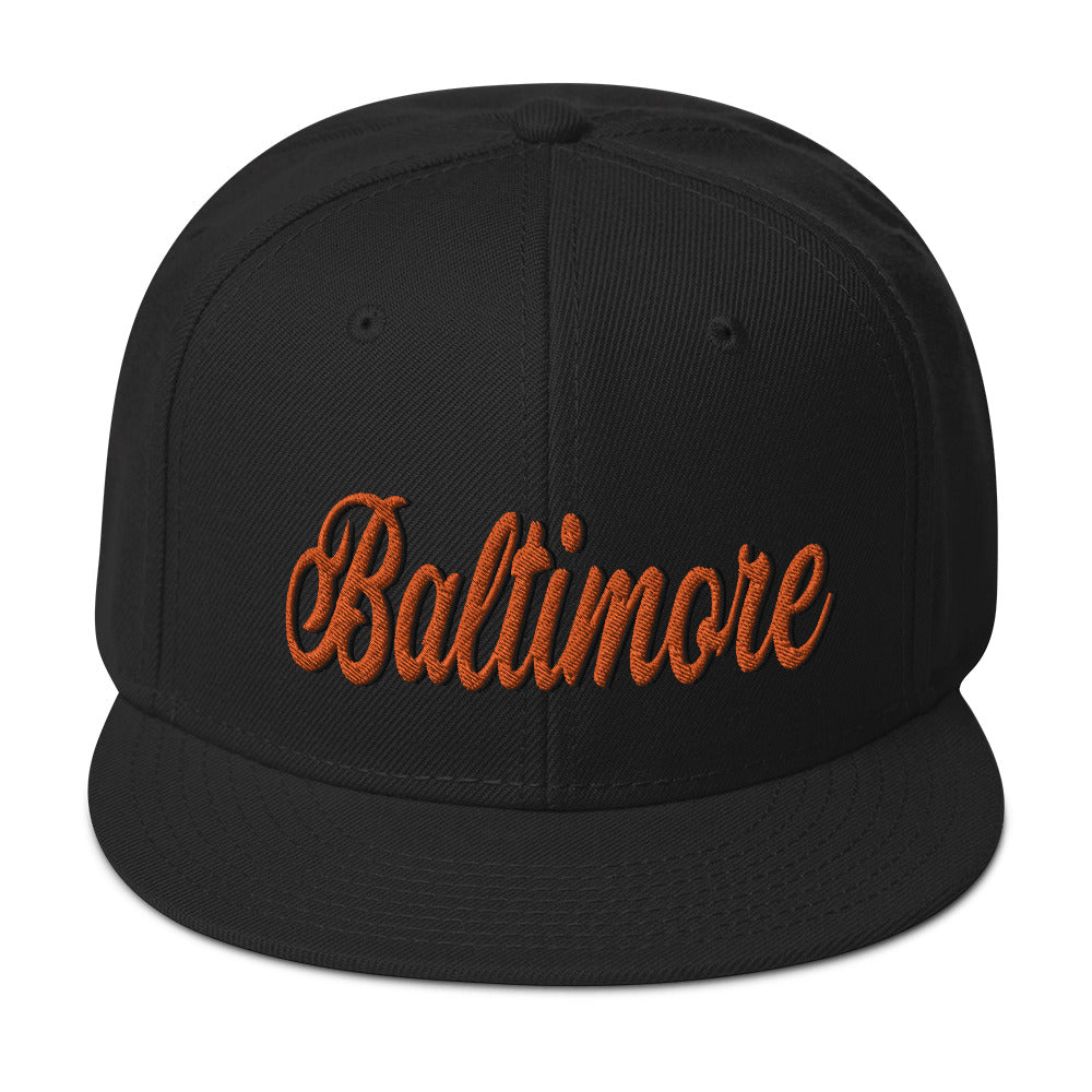 Baltimore Snapback Hat