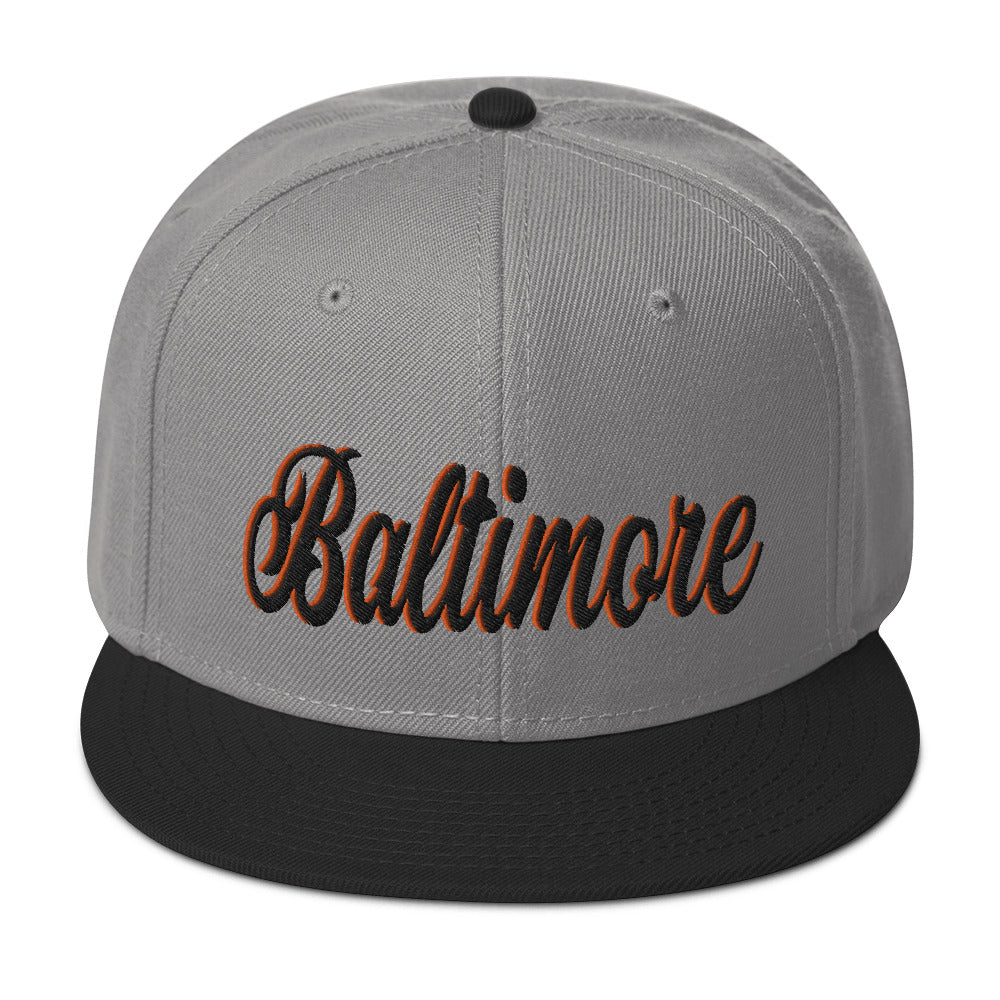 Baltimore Snapback Hat