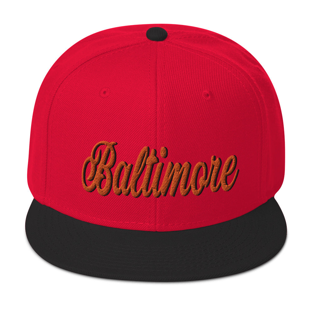 Baltimore Snapback Hat