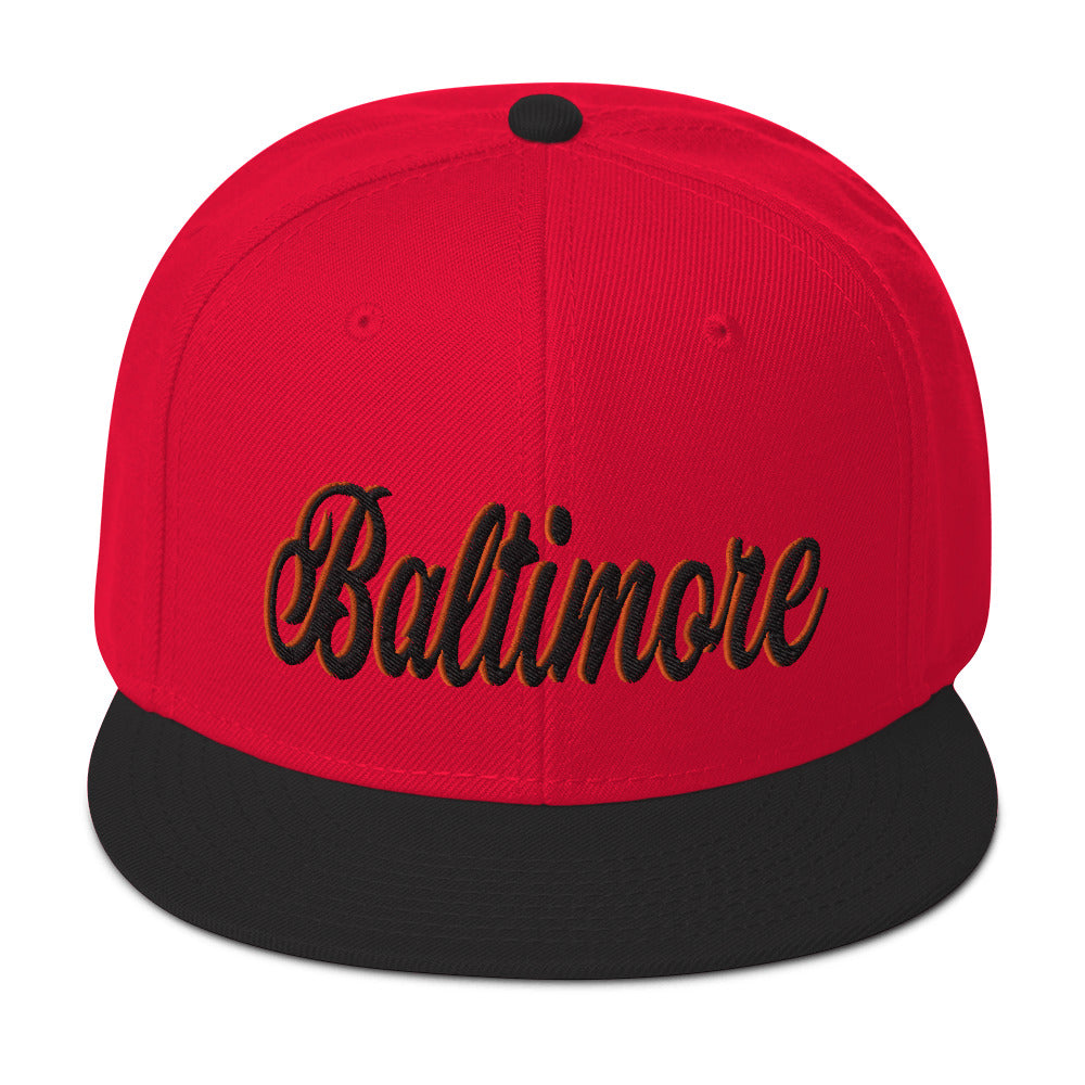 Baltimore Snapback Hat