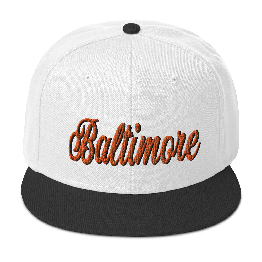 Baltimore Snapback Hat