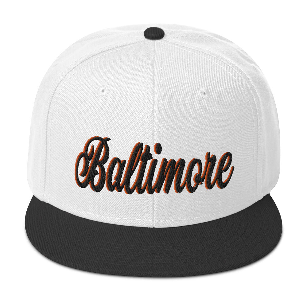 Baltimore Snapback Hat