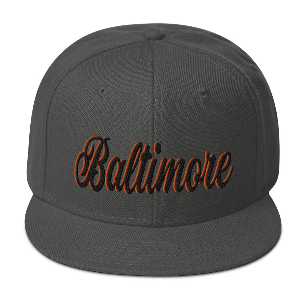 Baltimore Snapback Hat