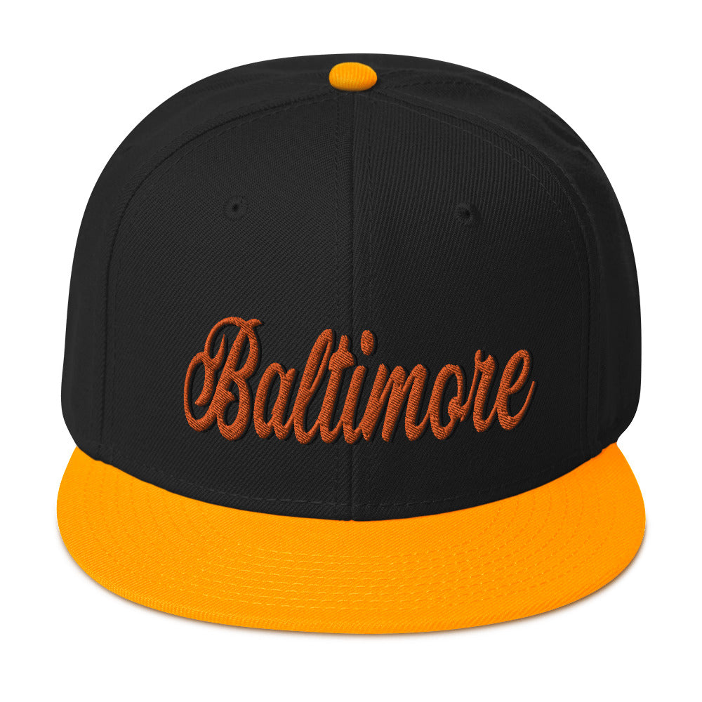 Baltimore Snapback Hat