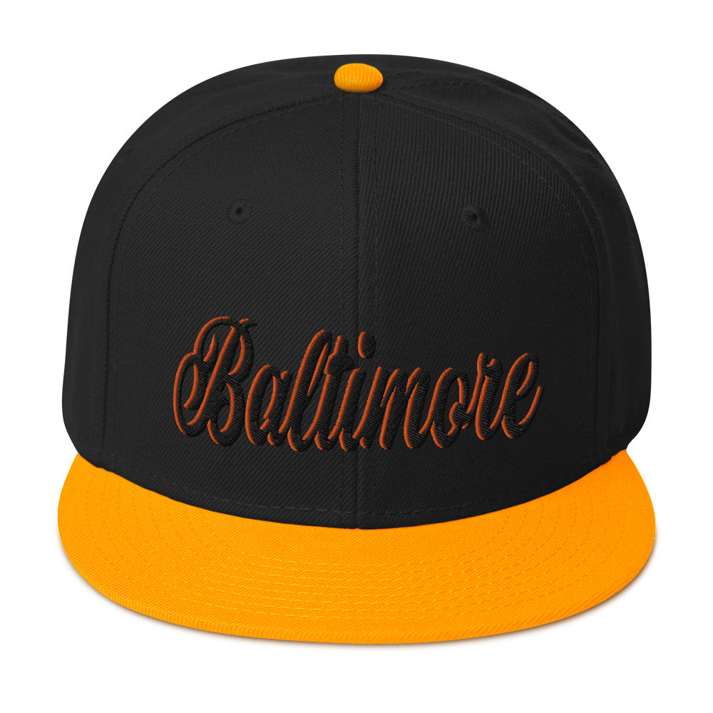 Baltimore Snapback Hat