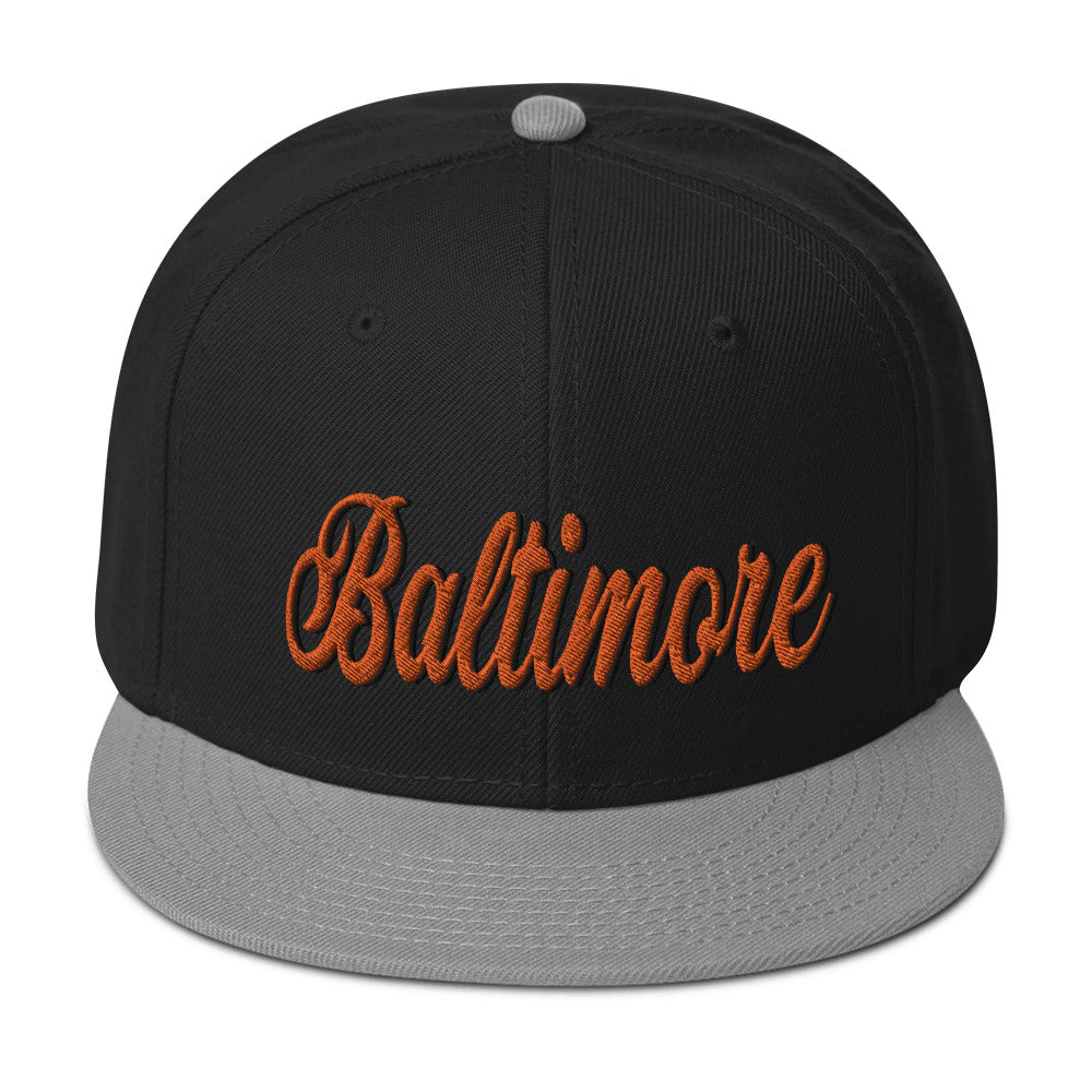 Baltimore Snapback Hat