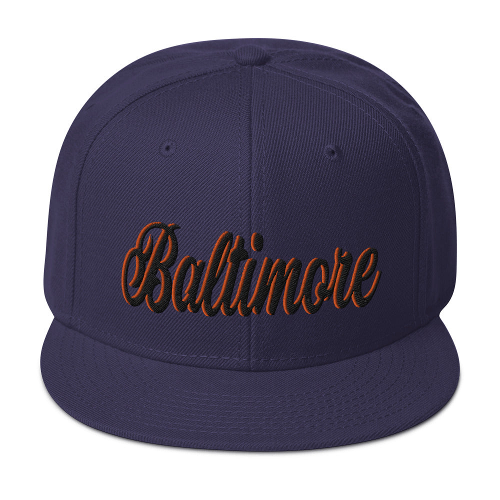 Baltimore Snapback Hat