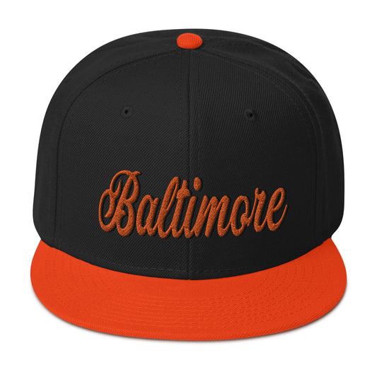 Baltimore Snapback Hat