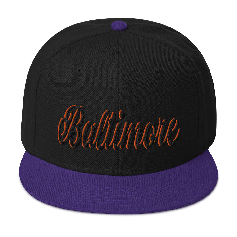 Baltimore Snapback Hat