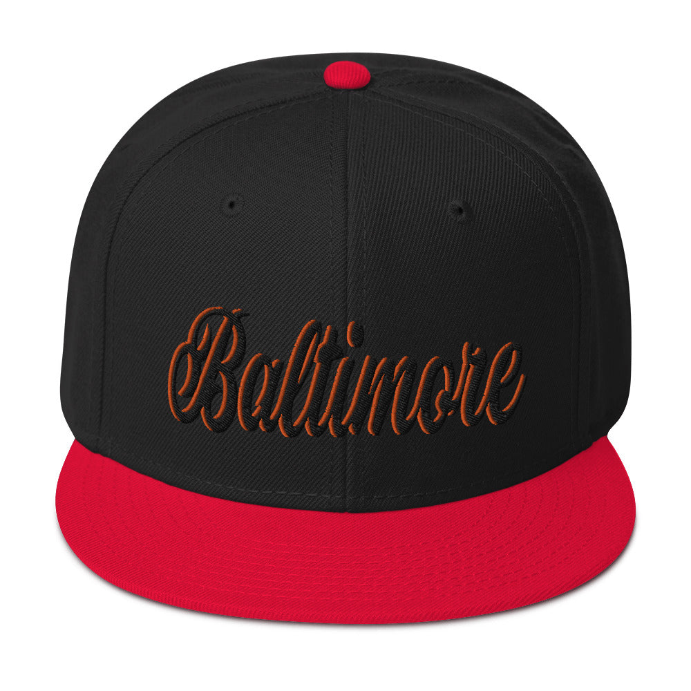 Baltimore Snapback Hat