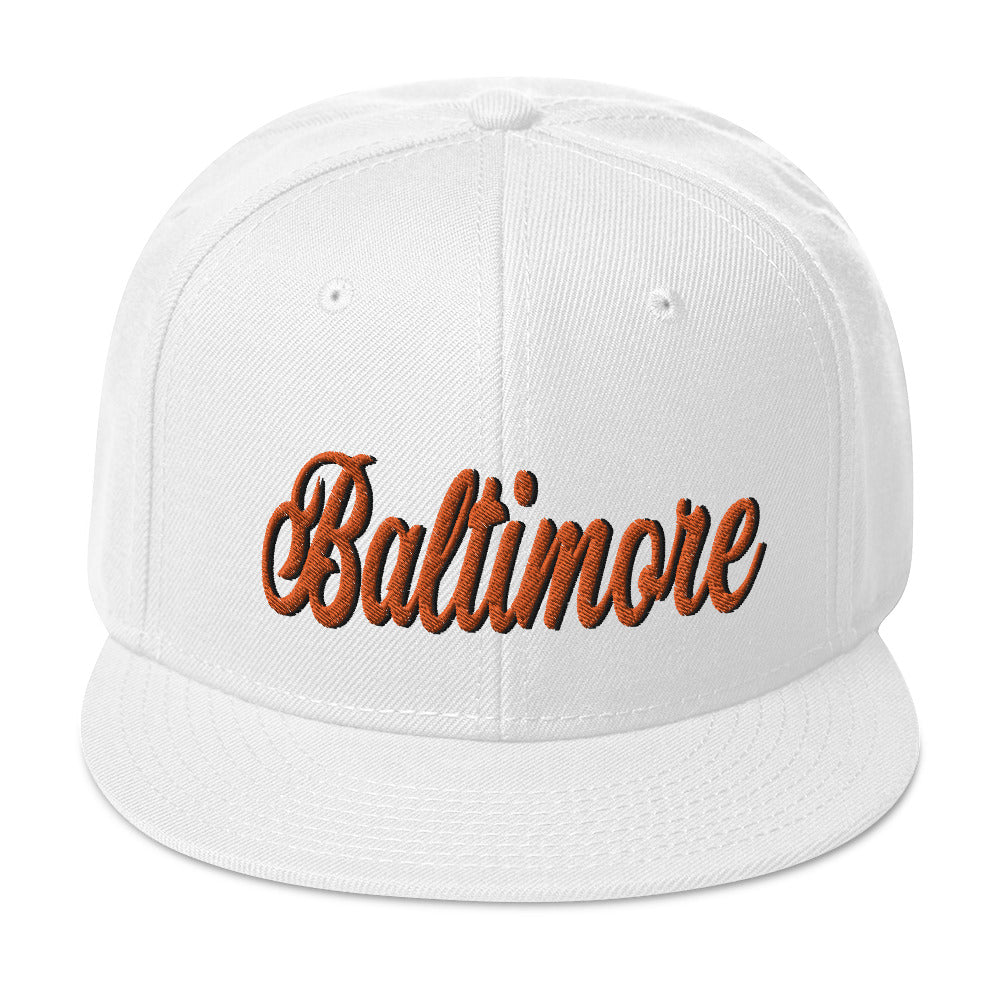 Baltimore Snapback Hat